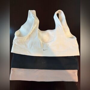 Nike Women's Sports Bra Trio - Cream, Black, Pink